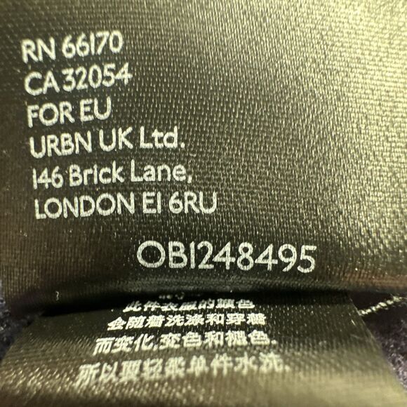 Anthropologie Black and Orange Women Jeans Overalls - Picture 15 of 16